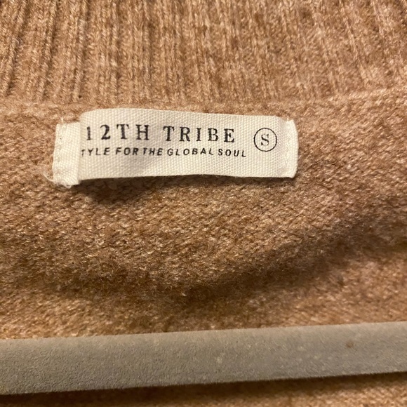 Brown Drop Shoulder Oversized Crop Cardigan - Picture 3 of 5